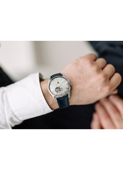 Montre Lip - Himalaya 40mm coeur battant bracelet bleu