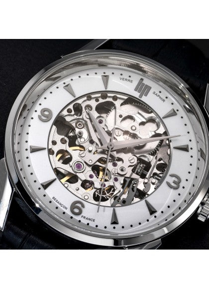 Montre Lip - Himalaya 40mm squelette argenté