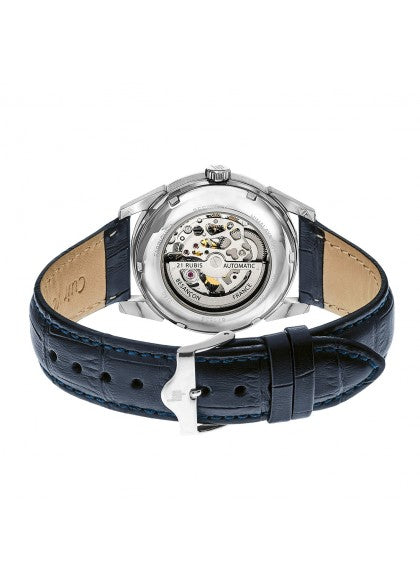 Montre Lip - Himalaya 40mm squelette bleu nuit