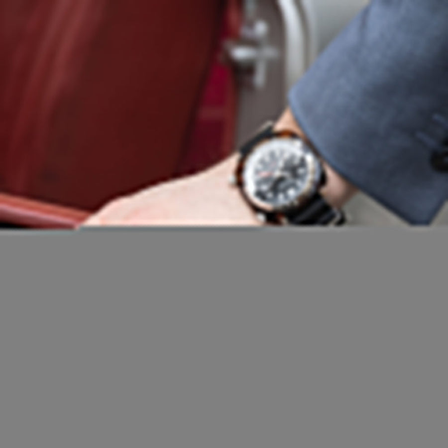 MONTRE BRISTON - CLUBMASTER TRAVELER GMT ACÉTATE – NOIR