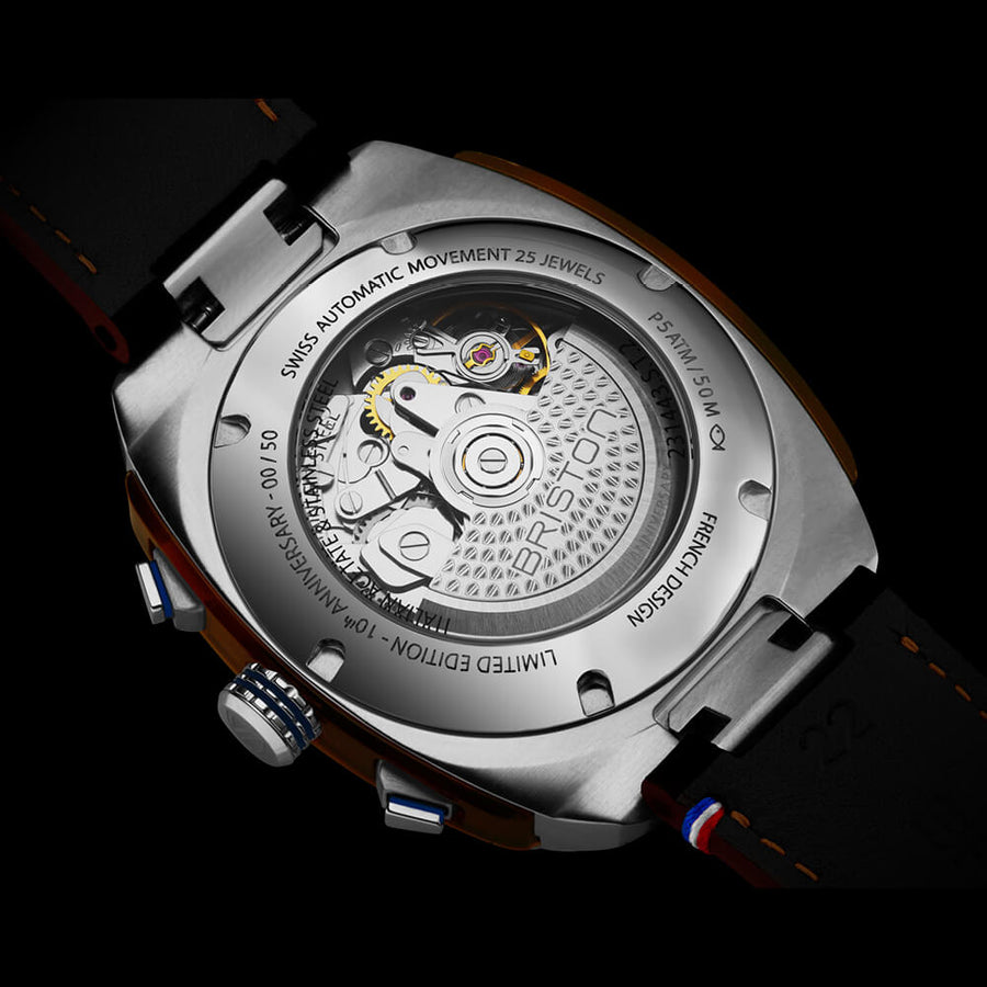 MONTRE BRISTON - STREAMLINER URBAN 10ÈME ANNIVERSAIRE – NOIR