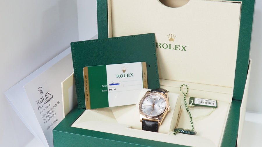 Montre Rolex Day-Date 36 or rose