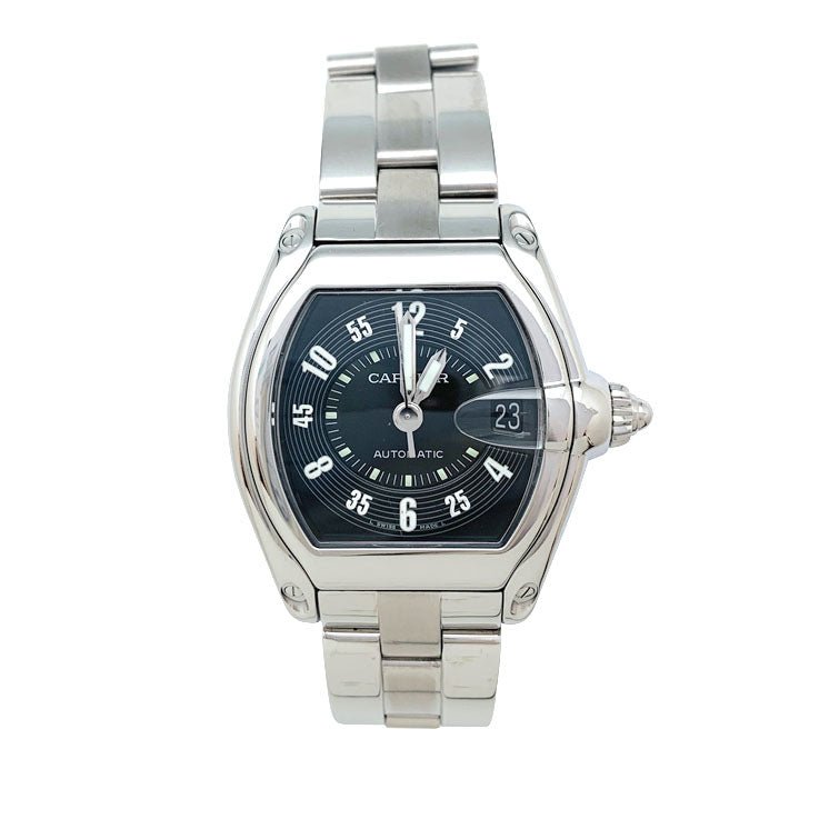 Montre Cartier Roadster en acier.