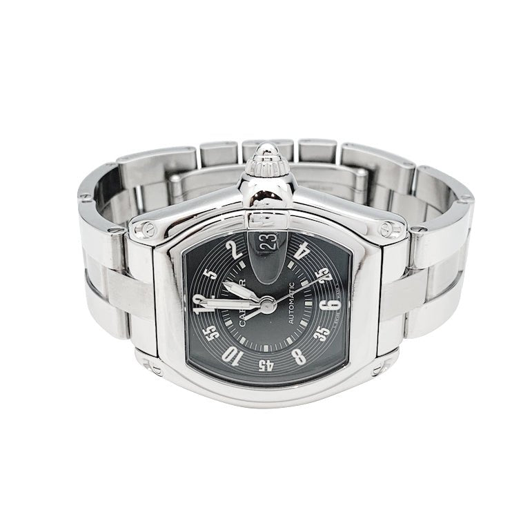 Montre Cartier Roadster en acier.