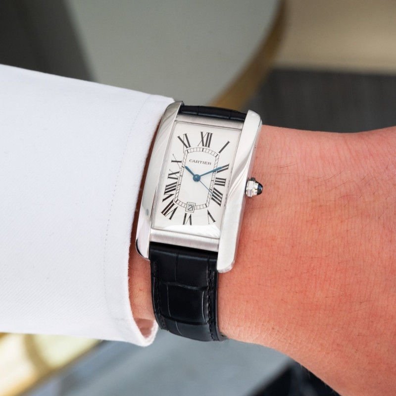 Montre Cartier Tank Americaine Grand Modèle