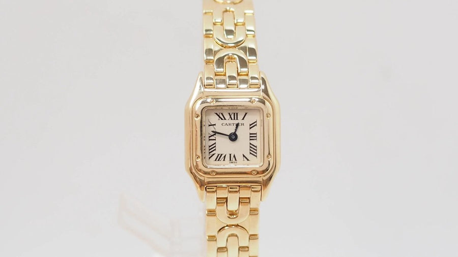 Montre Mini Panthère de Cartier en or jaune