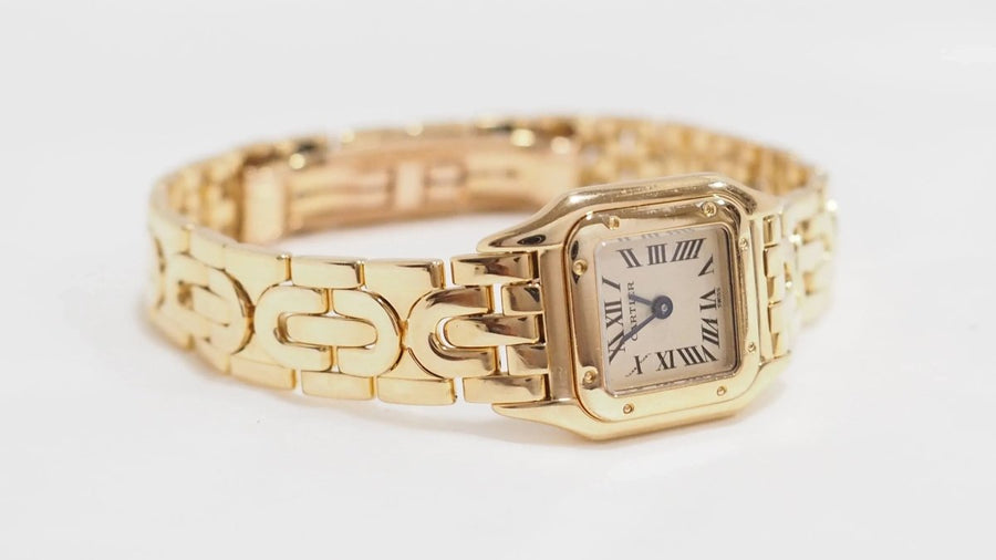 Montre Mini Panthère de Cartier en or jaune