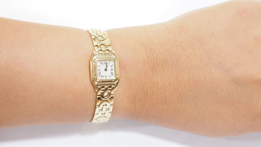 Montre Mini Panthère de Cartier en or jaune