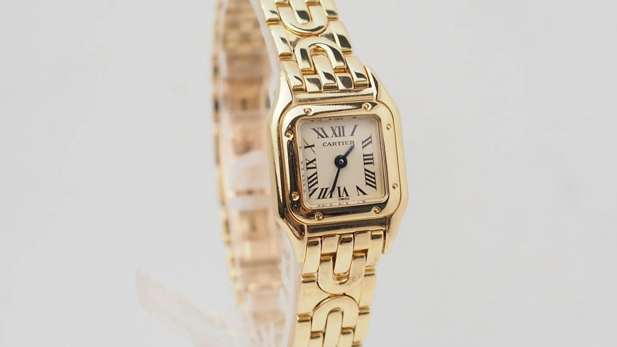 Montre Mini Panthère de Cartier en or jaune