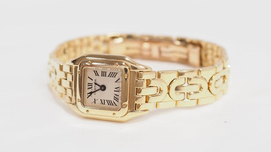 Montre Mini Panthère de Cartier en or jaune