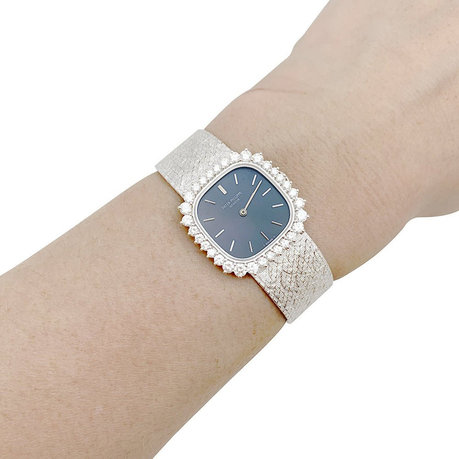 Montre PATEK PHILIPPE en or blanc, diamants