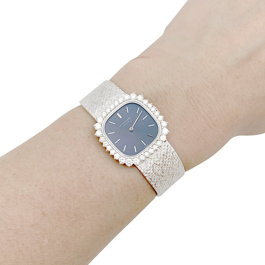 Montre PATEK PHILIPPE en or blanc, diamants