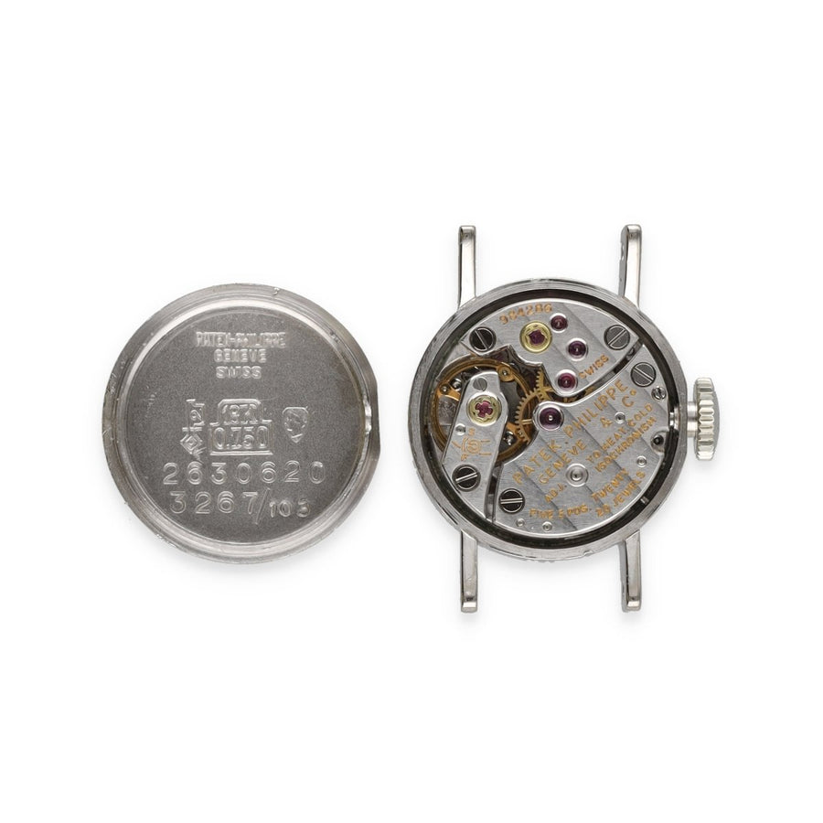 Montre PATEK PHILIPPE en or blanc et diamants