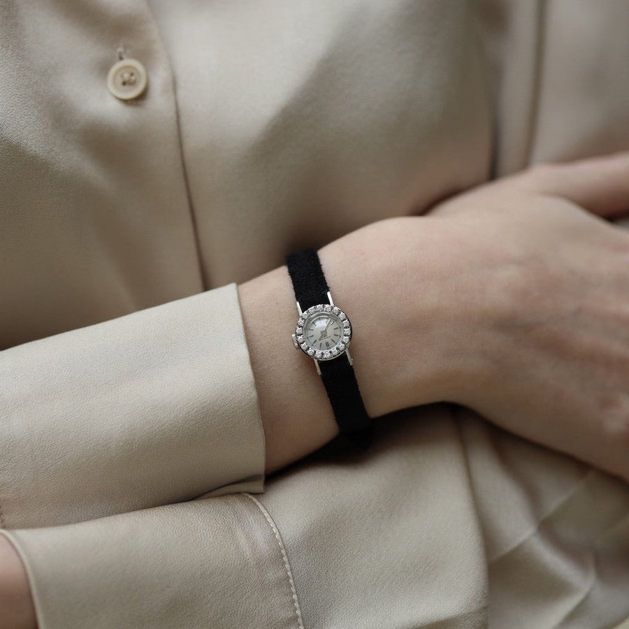 Montre PATEK PHILIPPE en or blanc et diamants