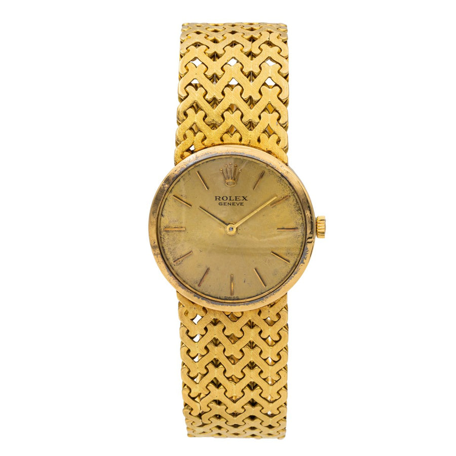 Montre ROLEX Cellini en or jaune