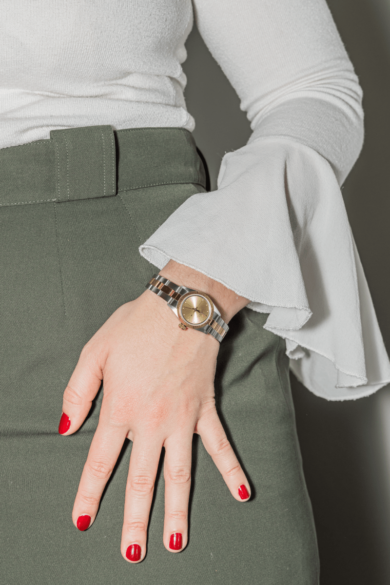 Montre ROLEX Oyster perpetual en acier