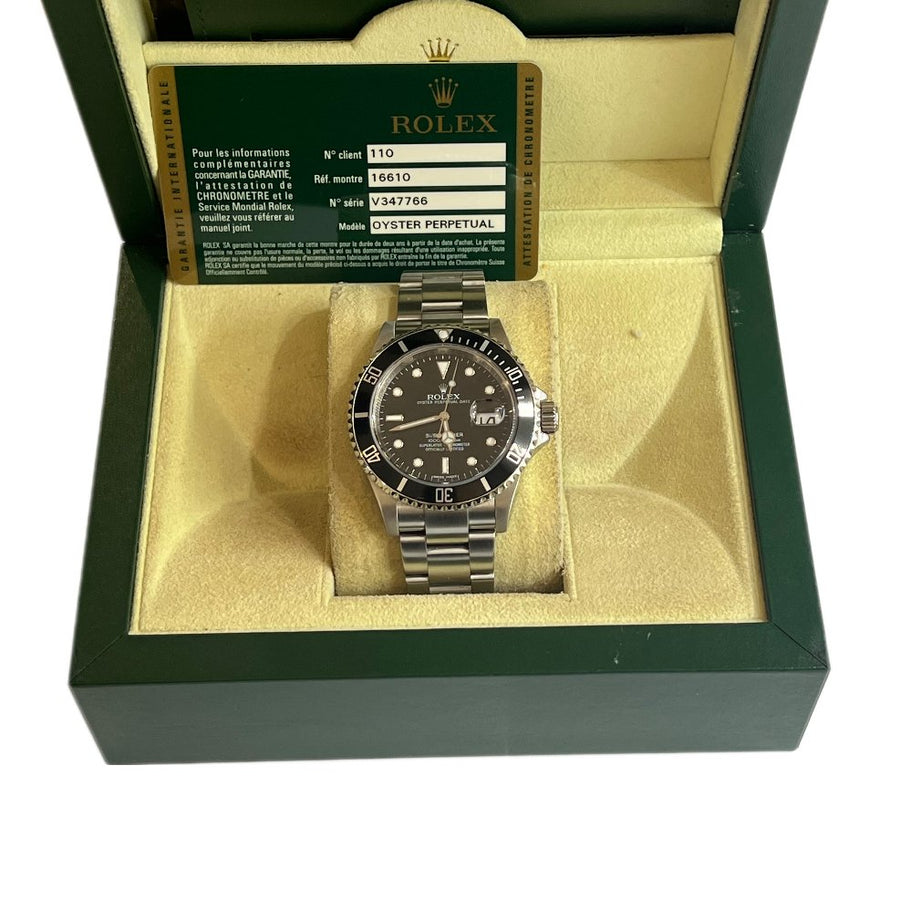 Montre ROLEX  Submariner en acier