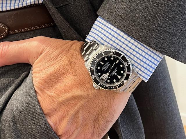 Montre ROLEX  Submariner en acier