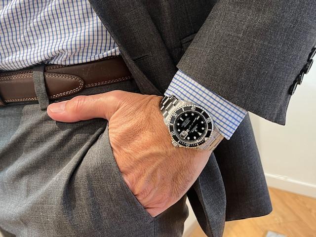 Montre ROLEX  Submariner en acier