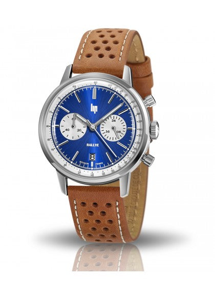 Montre Lip - Rallye 38mm bleue
