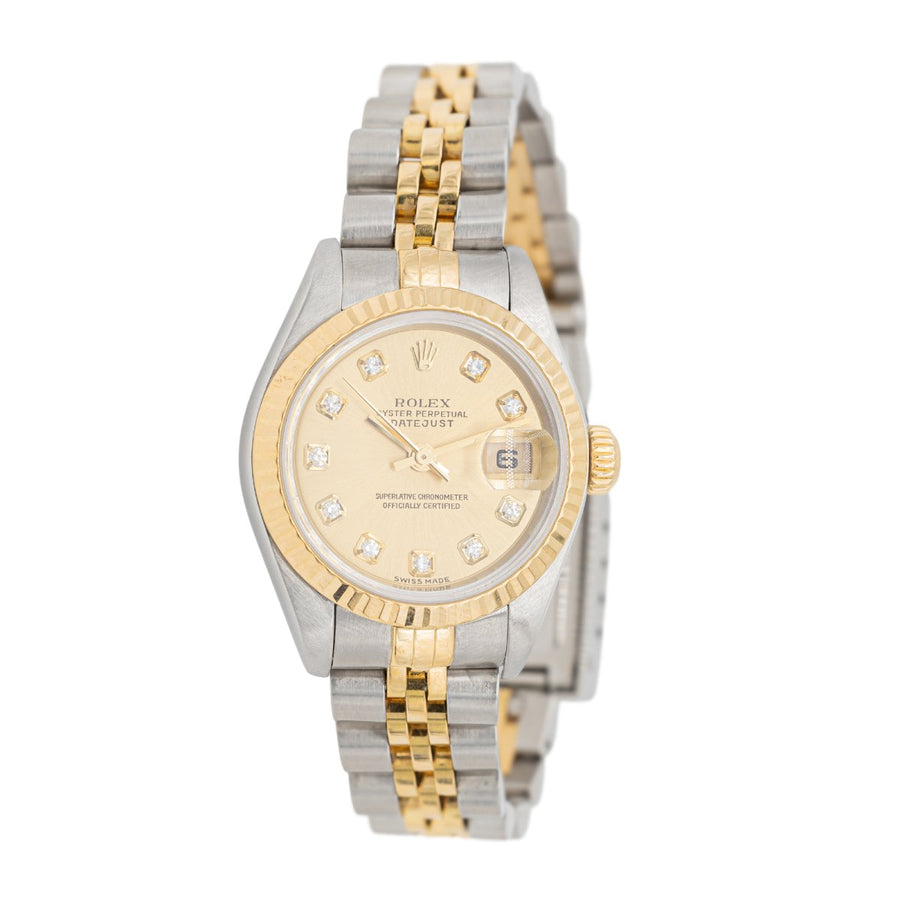 Rolex Montre Datejust Acier Diamant