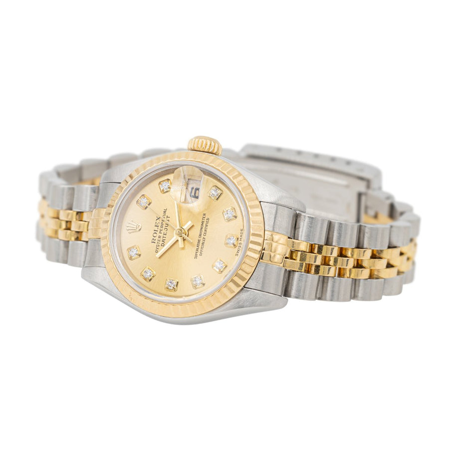 Rolex Montre Datejust Acier Diamant