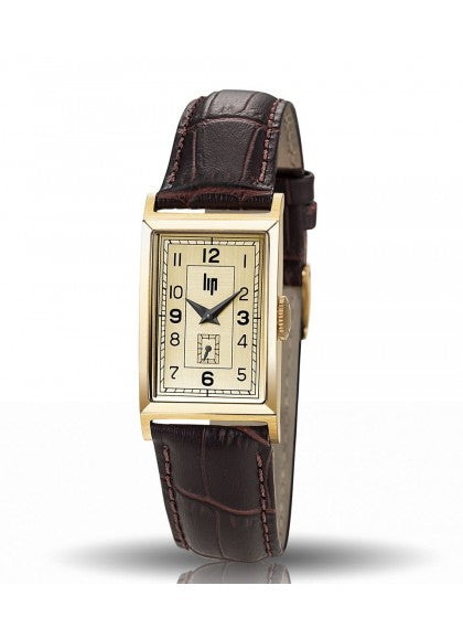 Montre Lip - Churchill T18 bracelet marron foncé