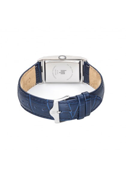 Montre Lip - Churchill T24 bracelet cuir bleu